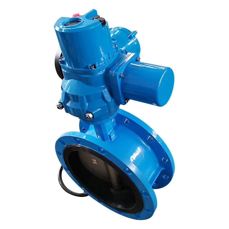 Industrial Valved 4inch Actuated Butterfly Valve